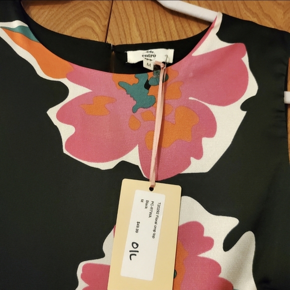 Entro Ruffle Peplum Top - Picture 4 of 7